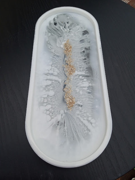 White Trinket Tray