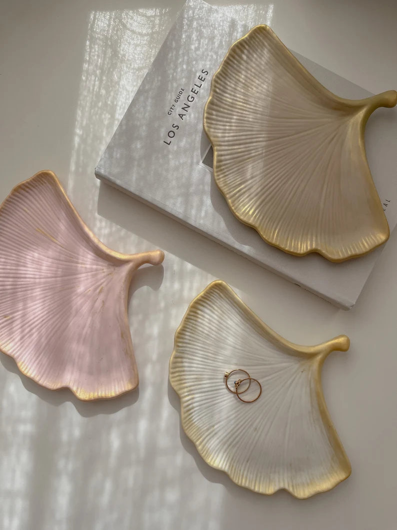 Ginkgo Leaf Trinket Tray